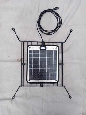 Solarex SA-5 Replacement solar panel GRILL Pictured - NOT INCLUDED. Mounting holes do not match original .