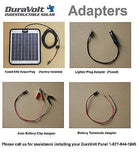 Upgraded to 10 W -  DV1012  1 battery  Solar Charger 12V (Formally DV812)